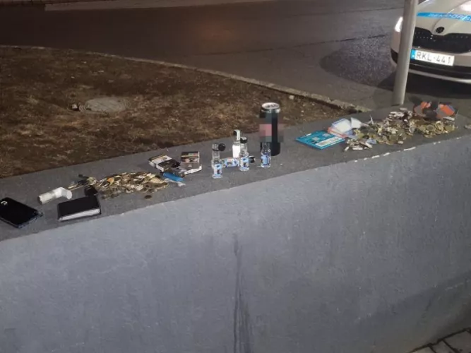 Egy órán belül elfogták a rendőrök a dohánybolti betörőt