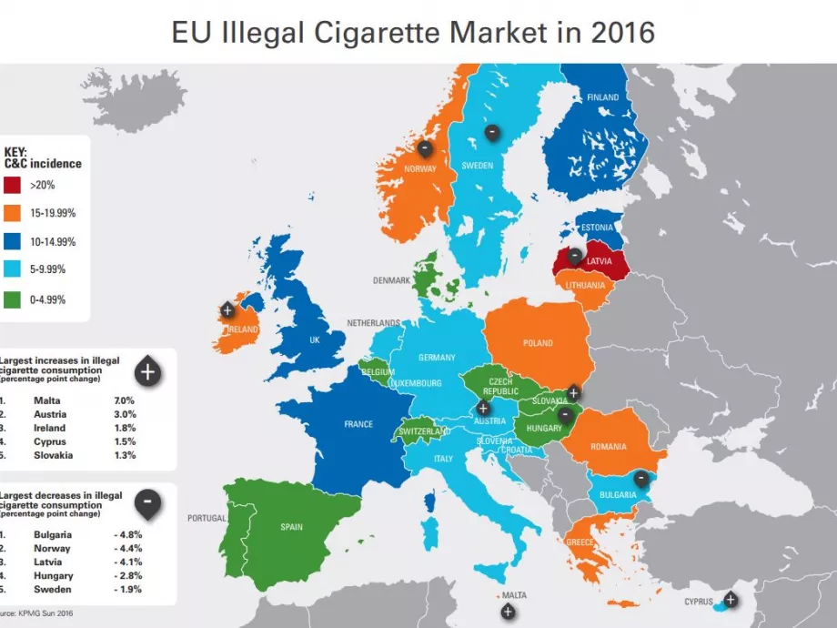 Csökkent az uniós feketepiac