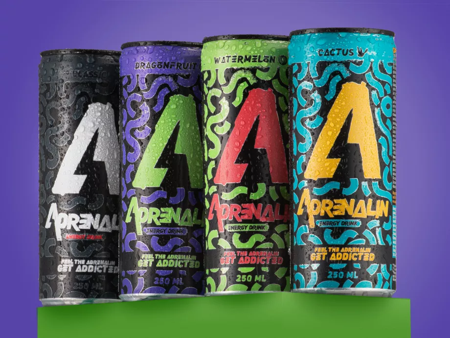 Megújult az Adrenalin energiaital-család